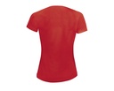 Damska koszulka sportowa z raglanowymi rękawami - Red