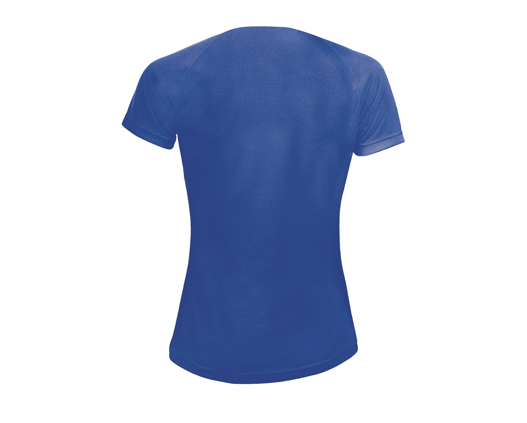 Damska koszulka sportowa z raglanowymi rękawami - Royal Blue 241