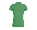 Damska Koszulka Polo Slim z Krótkim Rękawem - Spring Green