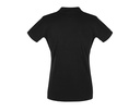 Damska Koszulka Polo Slim z Krótkim Rękawem - Black