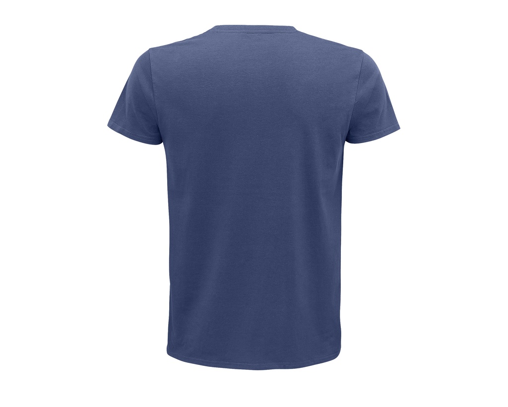 T-shirt męski z krótkim rękawem, bawełna organiczna - Denim