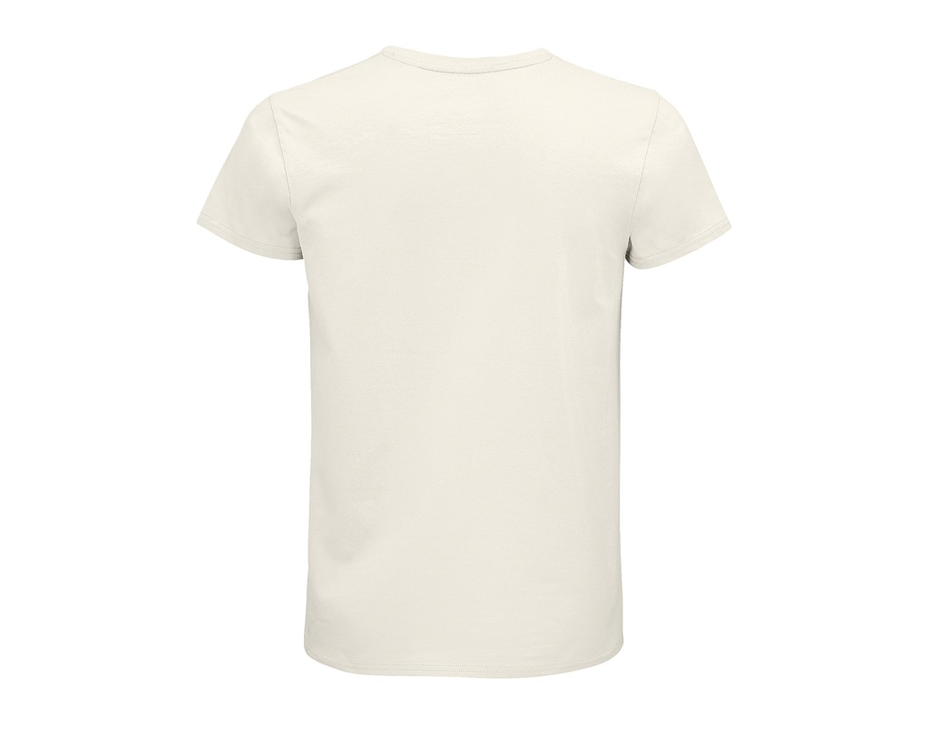 T-shirt męski z krótkim rękawem, bawełna organiczna - Off White
