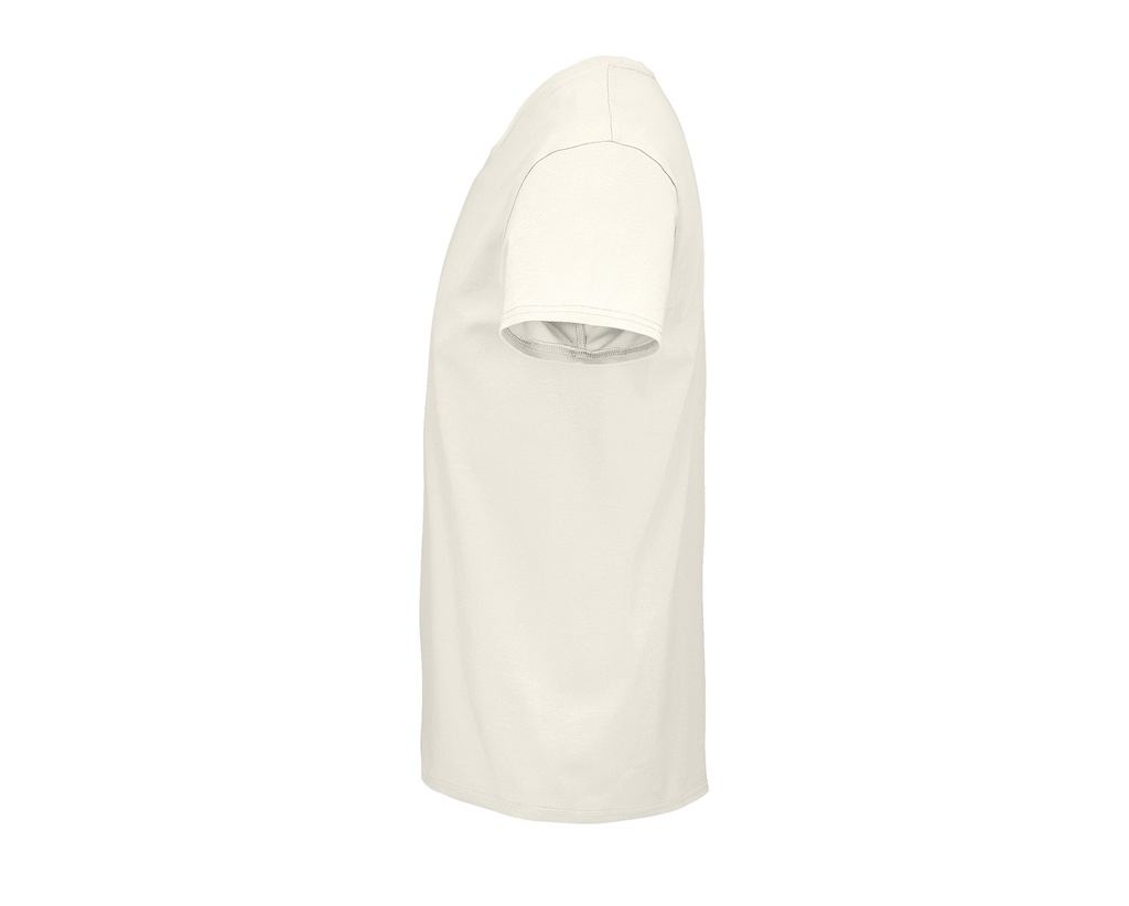 T-shirt męski z krótkim rękawem, bawełna organiczna - Off White