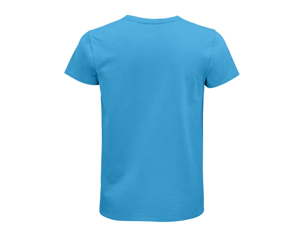 T-shirt męski z krótkim rękawem, bawełna organiczna - Aqua