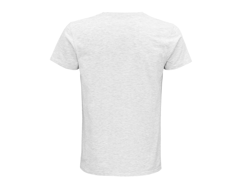 T-shirt męski z krótkim rękawem, bawełna organiczna - Ash (Heather)