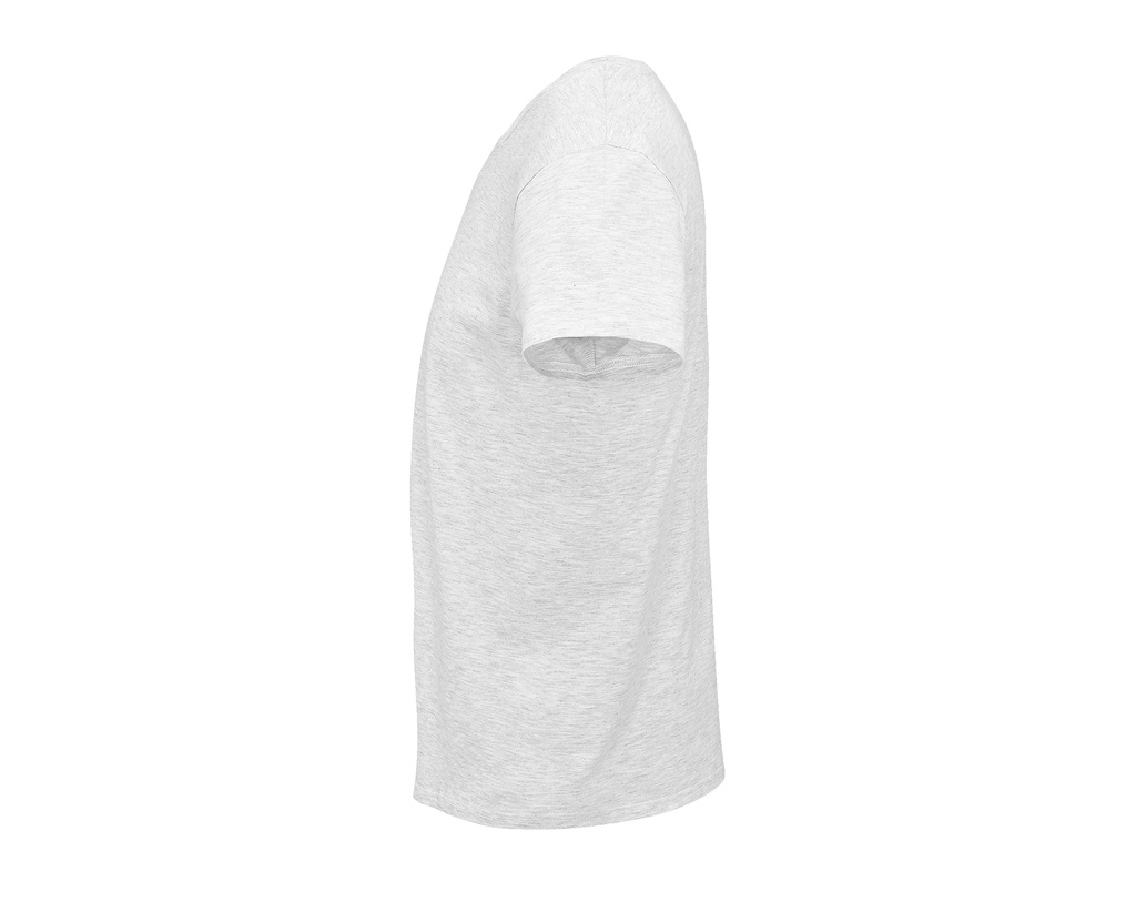 T-shirt męski z krótkim rękawem, bawełna organiczna - Ash (Heather)