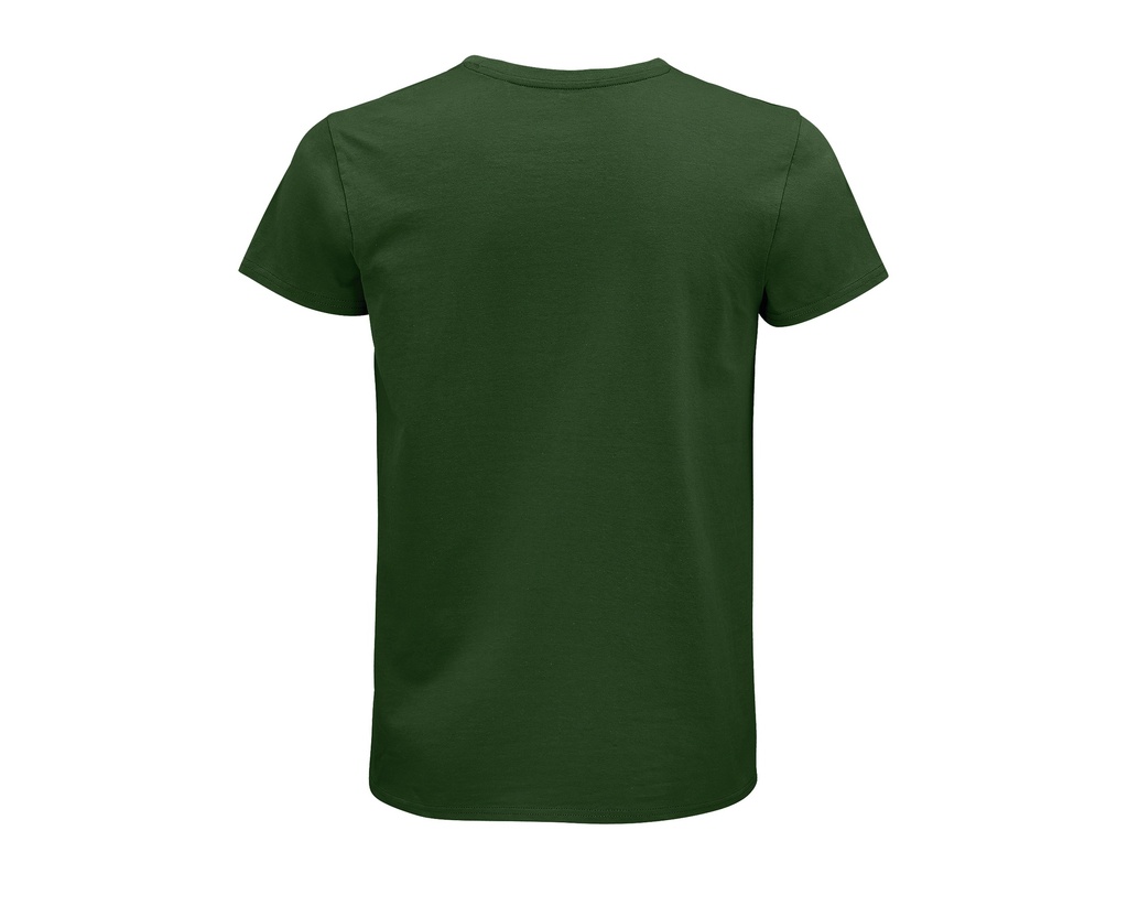 T-shirt męski z krótkim rękawem, bawełna organiczna - Bottle Green
