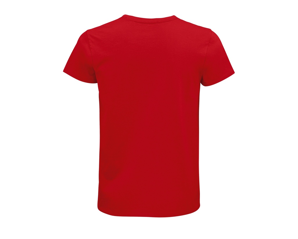 T-shirt męski z krótkim rękawem, bawełna organiczna - Bright Red