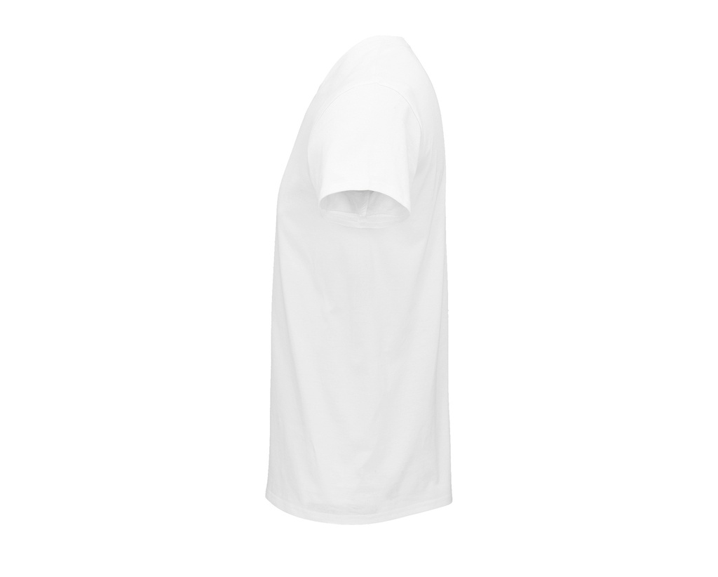 T-shirt męski z krótkim rękawem, bawełna organiczna - White