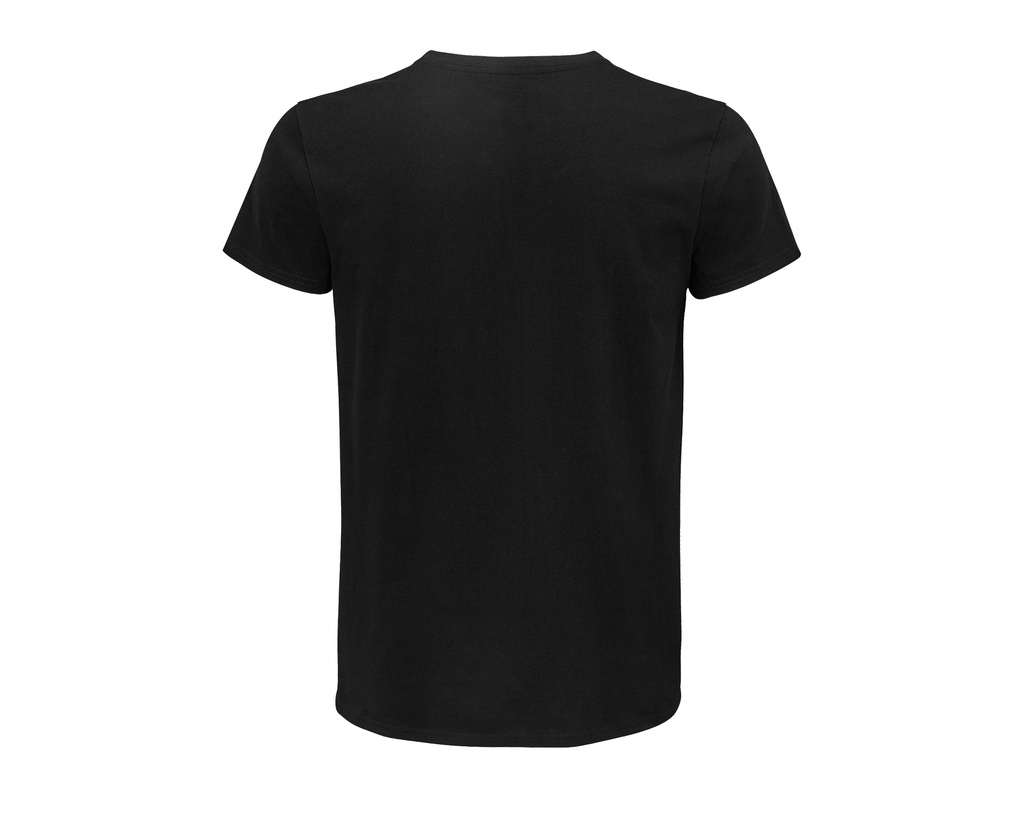 T-shirt męski z krótkim rękawem, bawełna organiczna - Deep Black