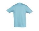 Koszulka dziecięca klasyczna, krótki rękaw - Atoll Blue