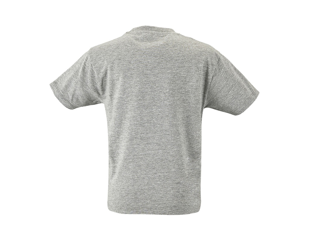 Koszulka dziecięca klasyczna, krótki rękaw - Melange Grey