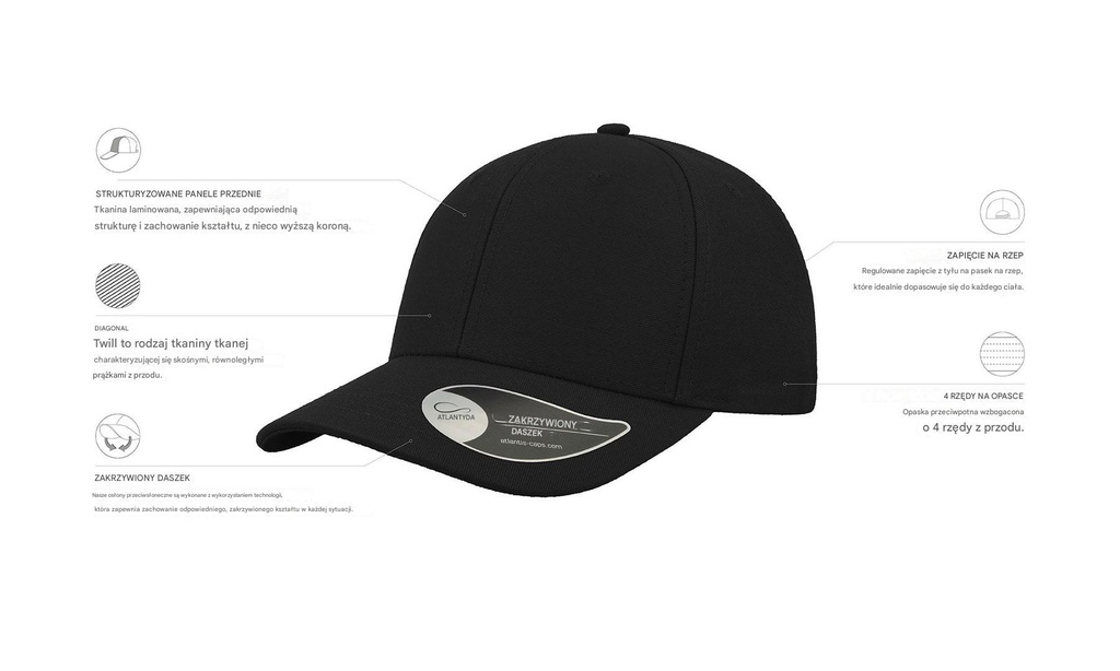 Czapka Jolly - Black