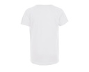 Koszulka dziecięca raglanowa z przedłużonym tyłem - White