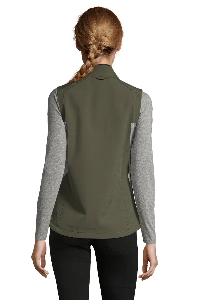 Damska bezrękawnik softshell wodoodporny - Army