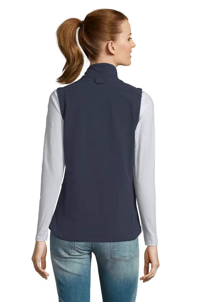 Damska bezrękawnik softshell wodoodporny - French Navy