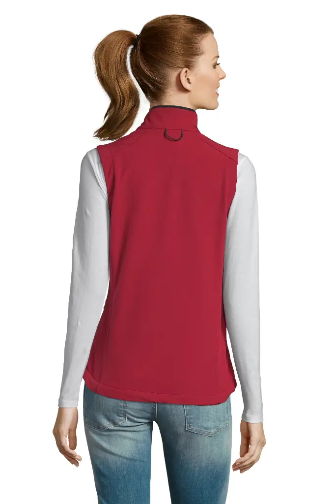 Damska bezrękawnik softshell wodoodporny - Red