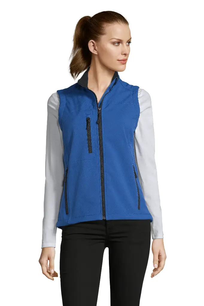 Damska bezrękawnik softshell wodoodporny - Royal Blue 241