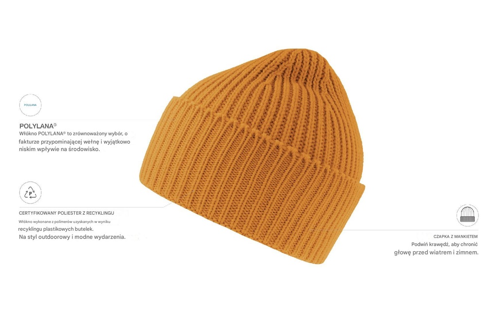 Czapka Oak - Mustard