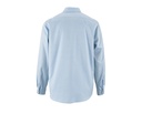 Męska koszula z teksturą, długi rękaw - Sky Blue