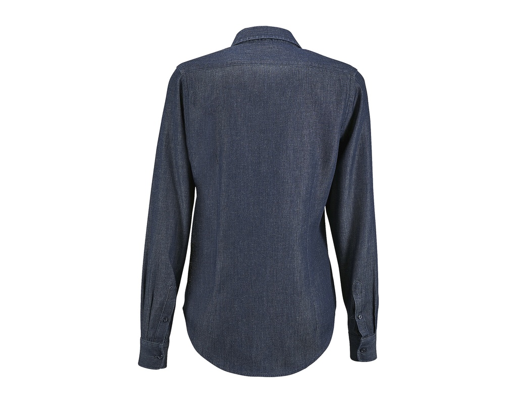 Damska koszula denimowa z długim rękawem - Denim Brut