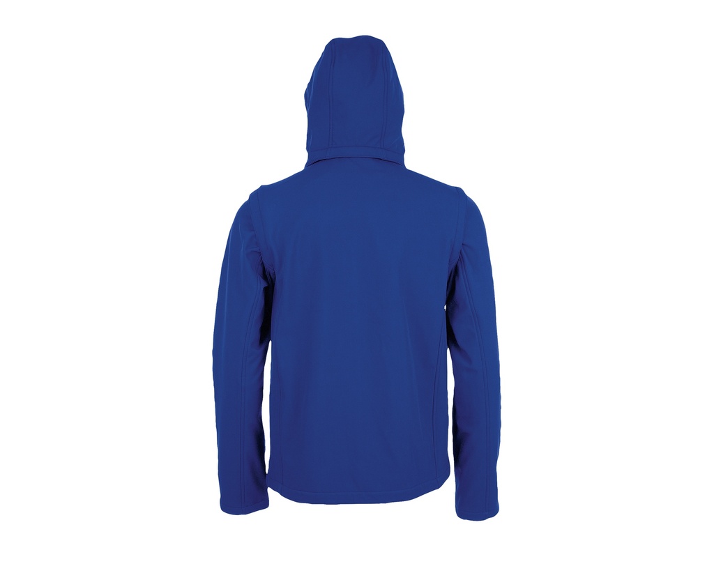 Kurtka Softshell Unisex z Odpinanym Kapturem i Rękawami - Royal Blue