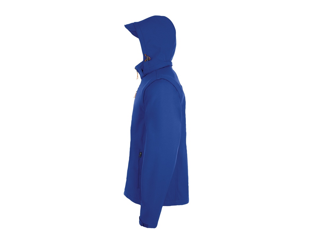 Kurtka Softshell Unisex z Odpinanym Kapturem i Rękawami - Royal Blue