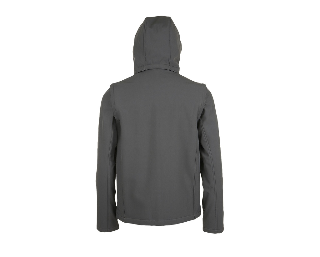 Kurtka Softshell Unisex z Odpinanym Kapturem i Rękawami - Charcoal Grey