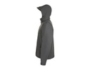 Kurtka Softshell Unisex z Odpinanym Kapturem i Rękawami - Charcoal Grey
