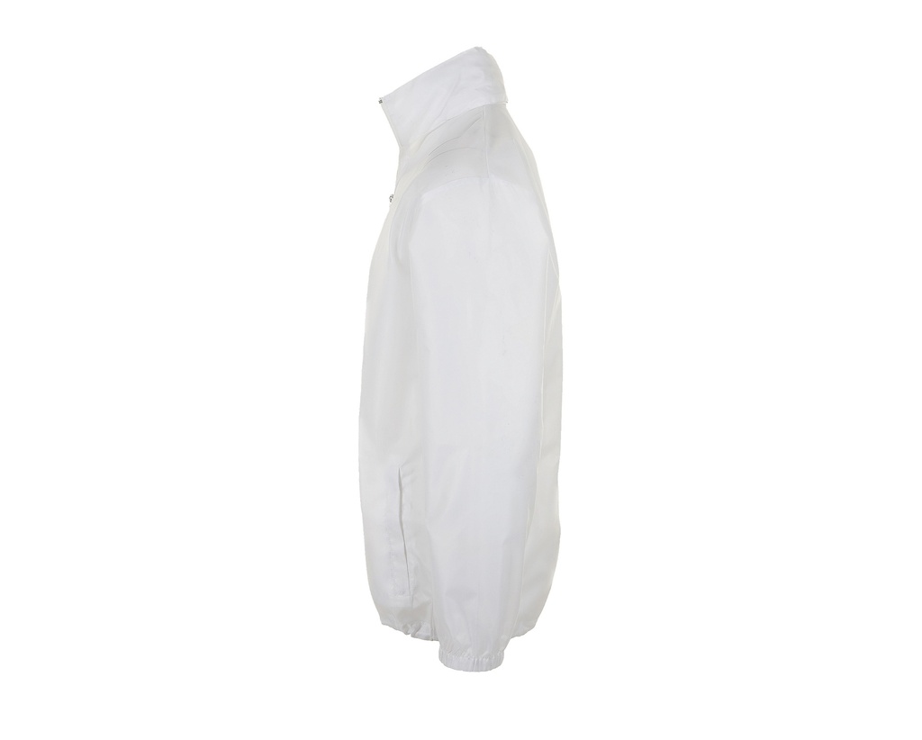 Kurtka wiatrówka unisex z kapturem - White