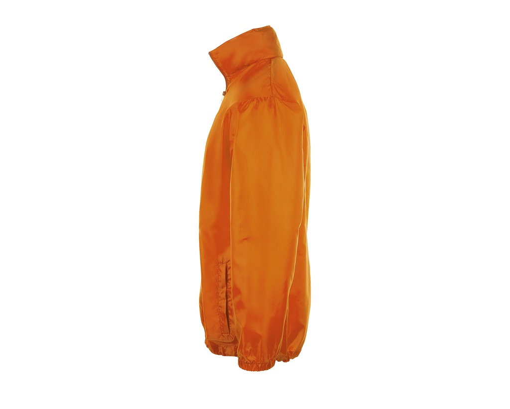 Kurtka wiatrówka unisex z kapturem - Orange