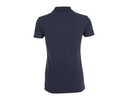 Damskie polo dopasowane z krótkim rękawem - French Navy
