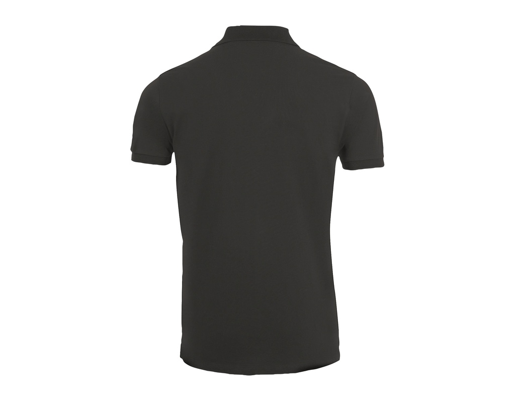 Męska koszulka polo z krótkim rękawem - Charcoal Melange