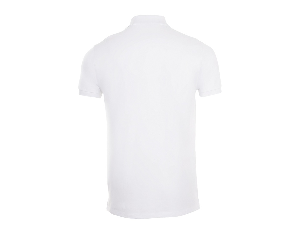 Męska koszulka polo z krótkim rękawem - White