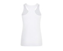 Damski top bez rękawów racerback - White