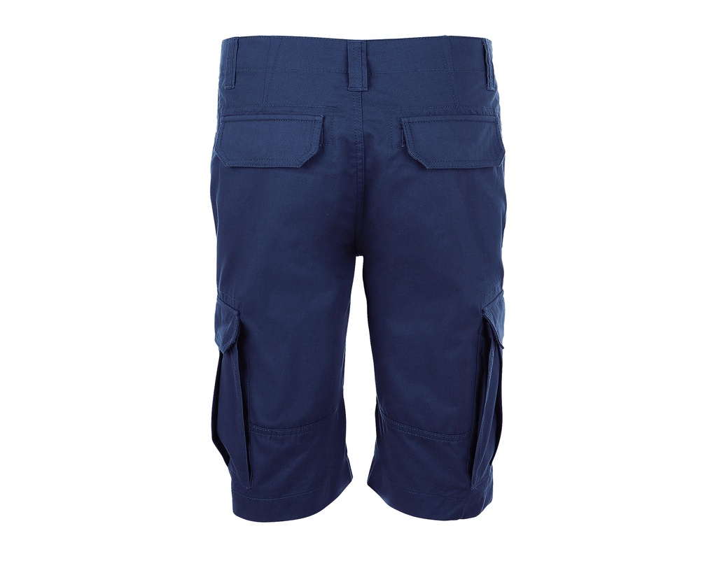 Bermudy męskie cargo z kieszeniami - French Navy