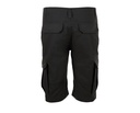 Bermudy męskie cargo z kieszeniami - Black
