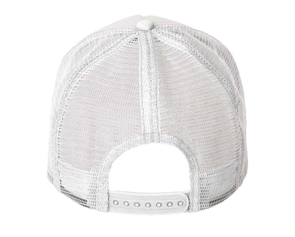 Czapka z piankowym panelem i siateczką - White