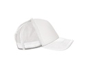 Czapka z piankowym panelem i siateczką - White