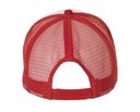 Czapka z piankowym panelem i siateczką - White & Red