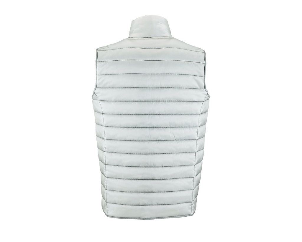 Męski lekki bezrękawnik z kieszeniami - Metal Grey