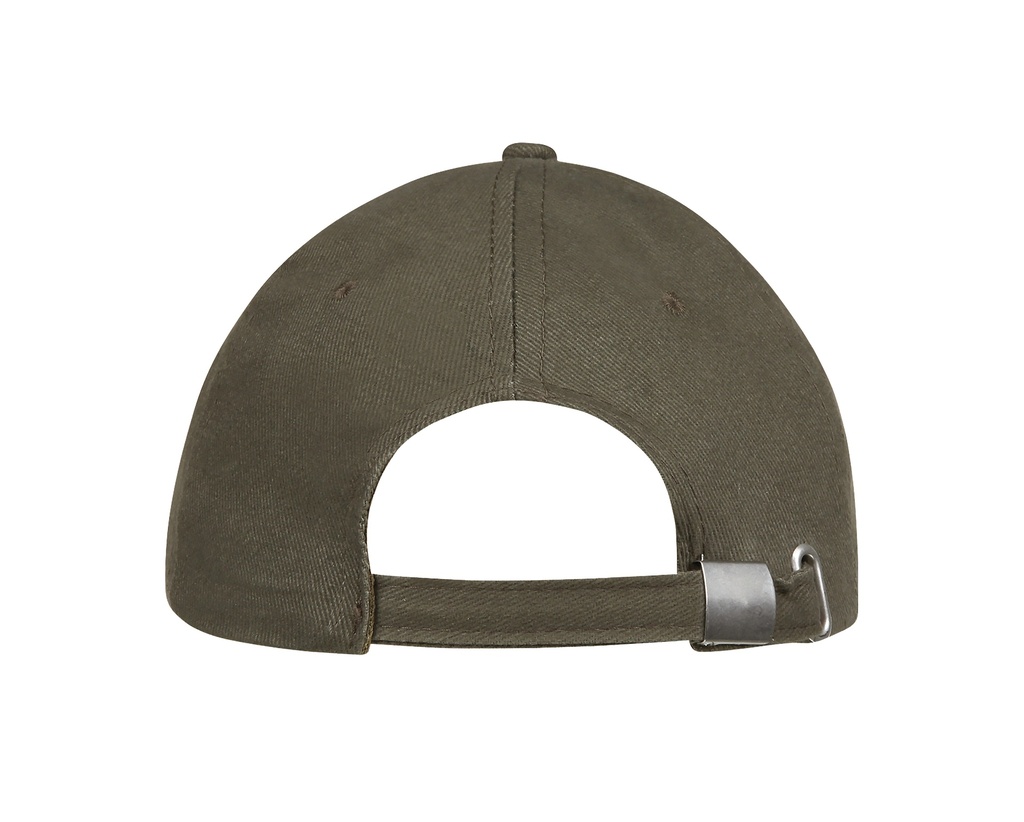 Czapka 6-panelowa z regulacją - Army & Beige