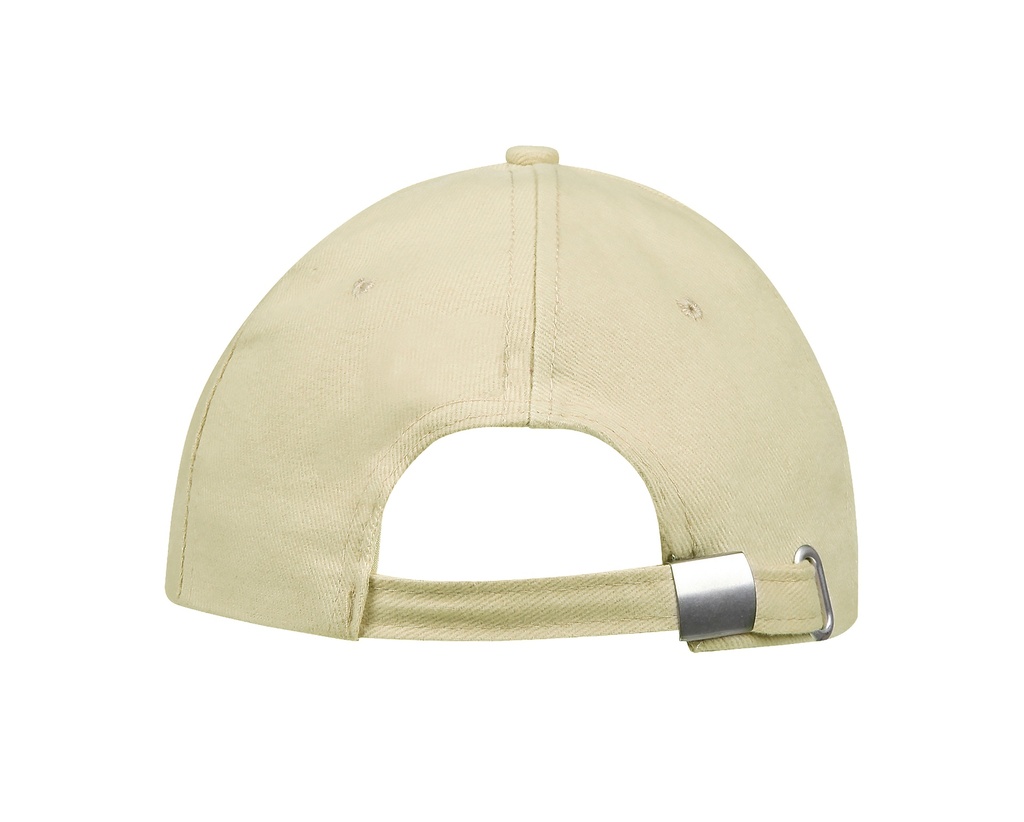 Czapka 6-panelowa z regulacją - Beige