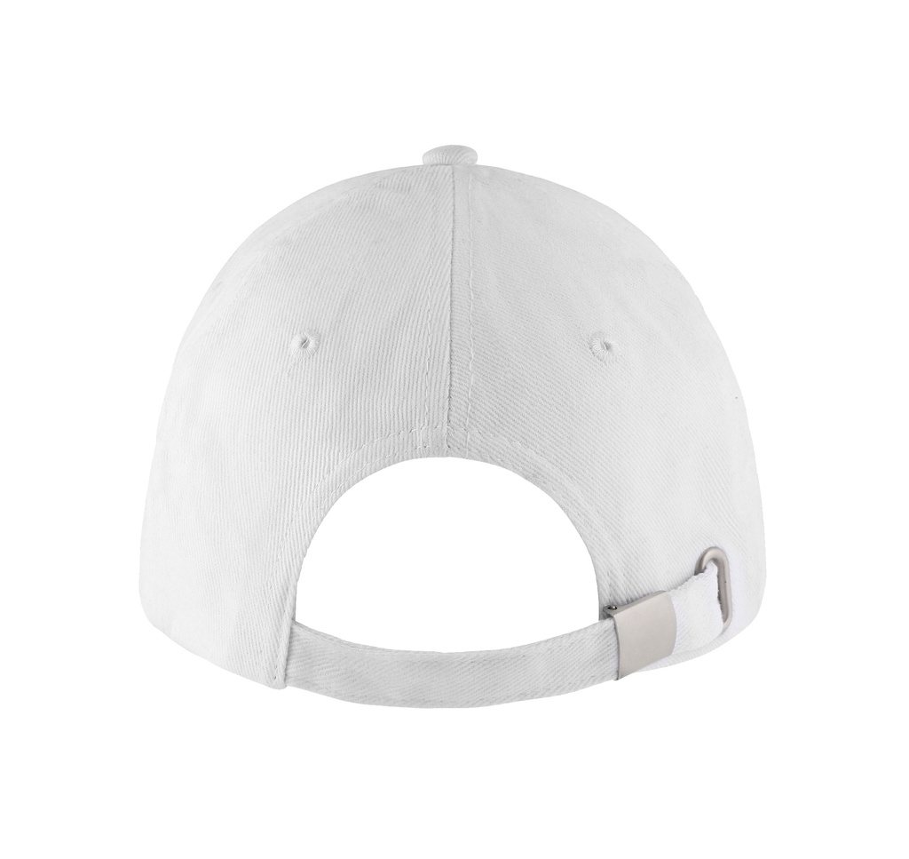 Czapka 6-panelowa z regulacją - White & Navy