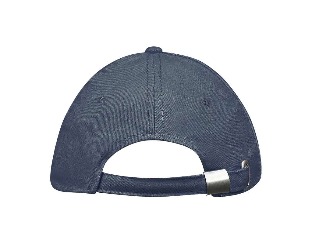 Czapka 6-panelowa z regulacją - Denim