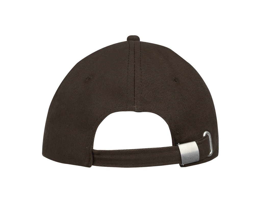 Czapka 6-panelowa z regulacją - Chocolate & Beige