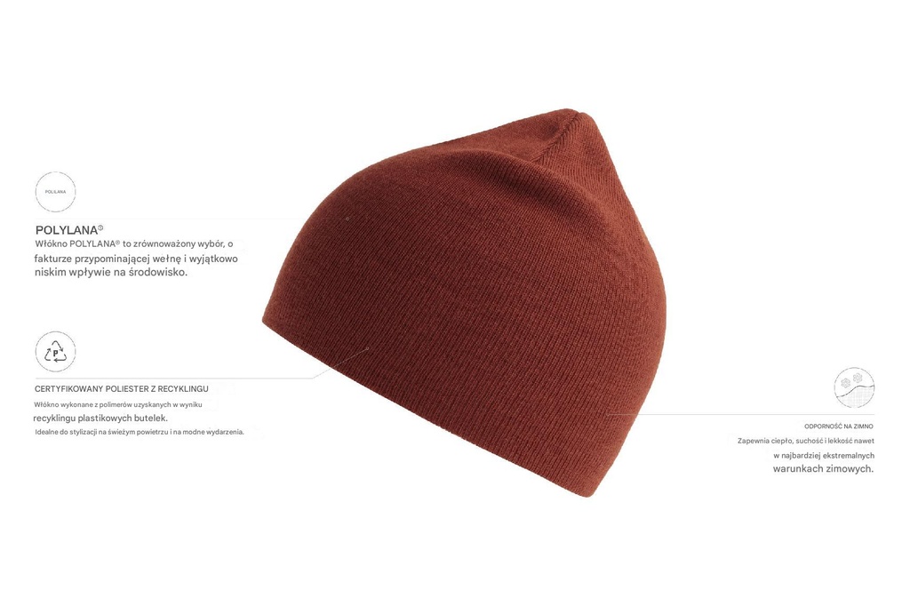 Czapka Holly - Rusty