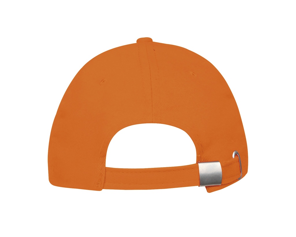 Czapka 6-panelowa z regulacją - Orange