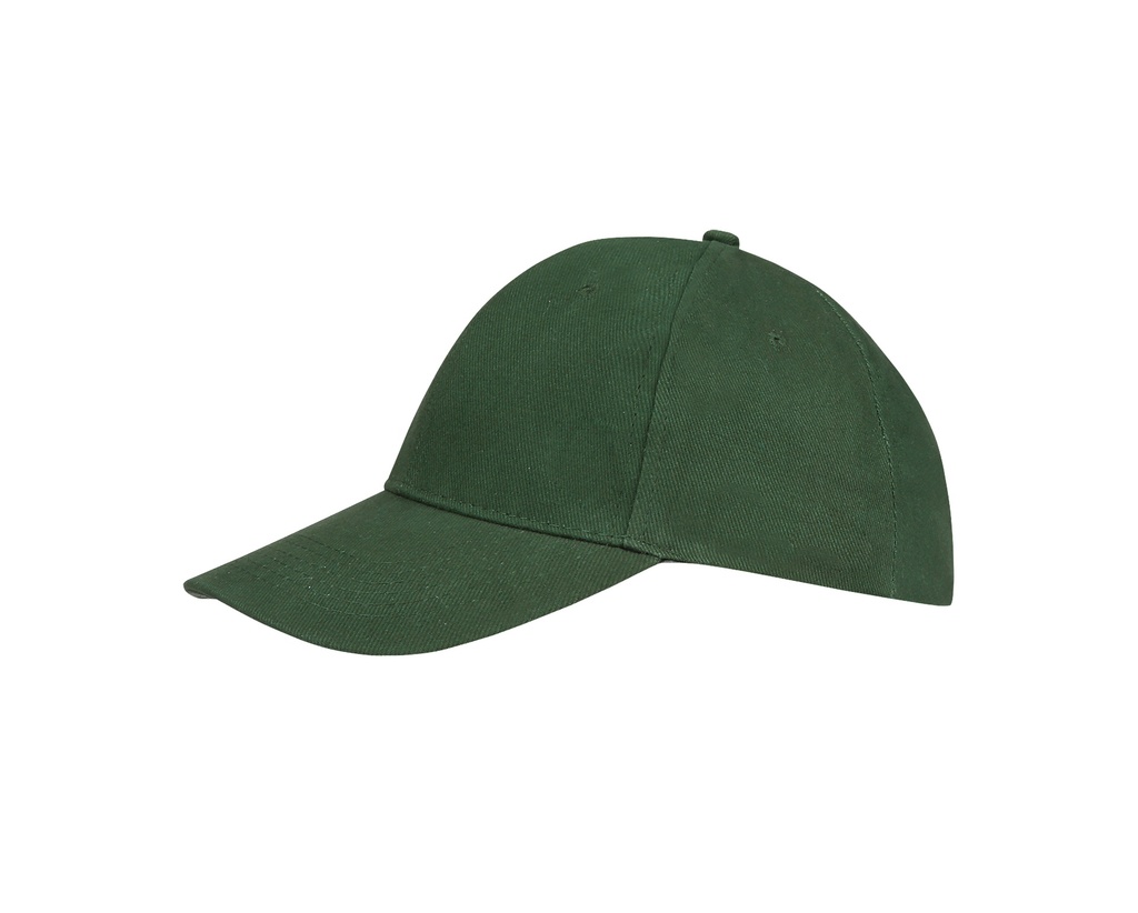 Czapka 6-panelowa z regulacją - Bottle Green