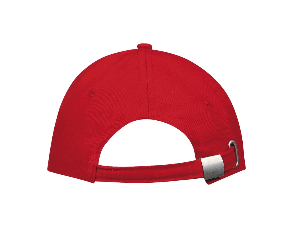 Czapka 6-panelowa z regulacją - Red